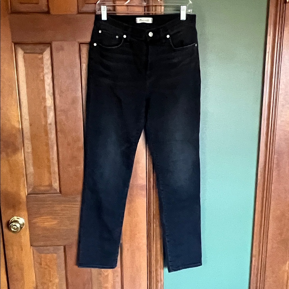 Madewell Women's Black Straight Leg Jeans